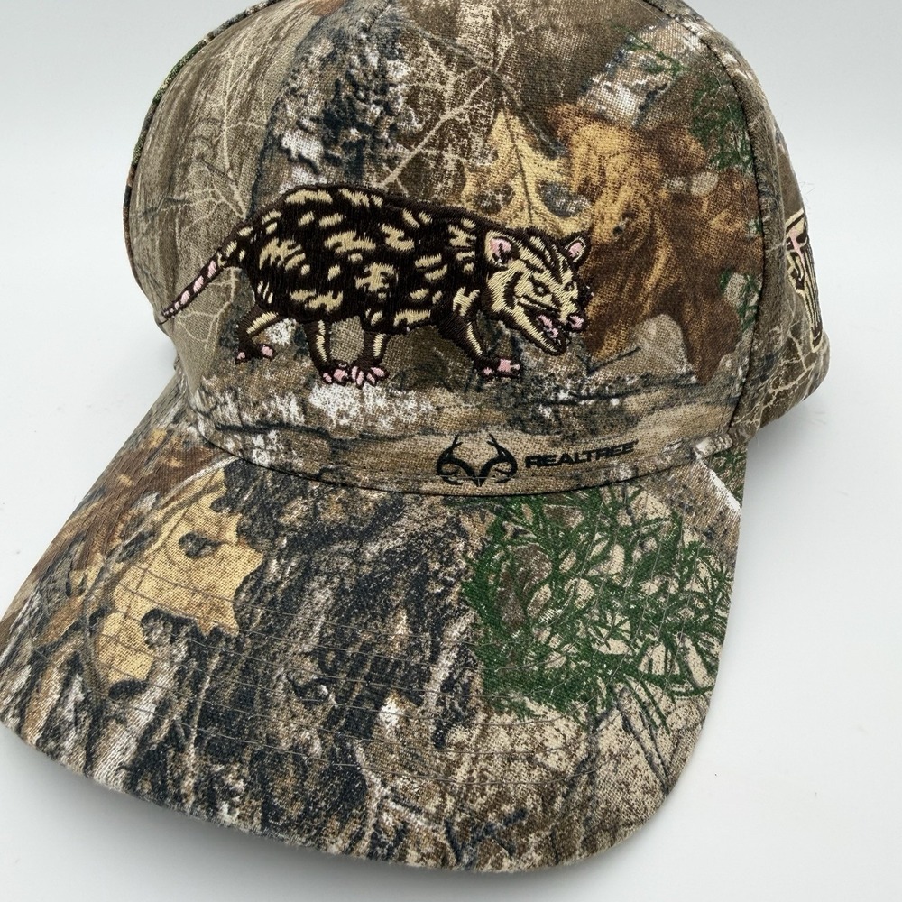 Sendero Provisions Hat Realtree Camo Possum Snapback Cap L